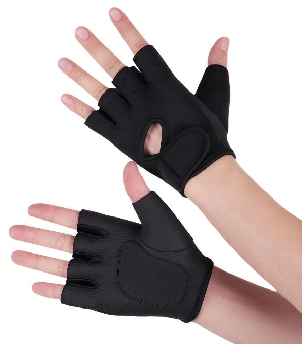 Guantes Unisex de Levantamiento y Ciclismo – Media Mano