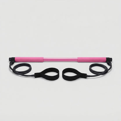 Kit Barra de Pilates con Bandas Elásticas de Resistencia