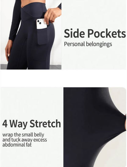 Leggings Yoga Cintura en V – Mujer